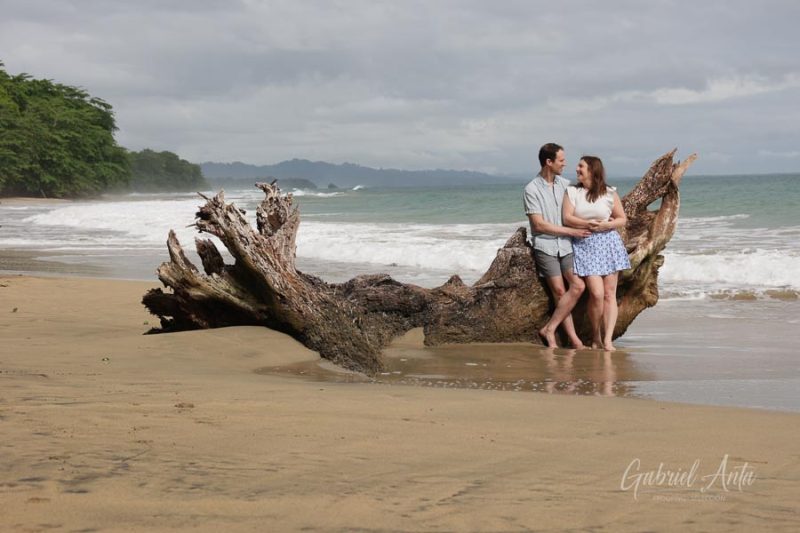 Family Photos at Playa Chiquita Beach, Puerto Viejo, Costa Rica
