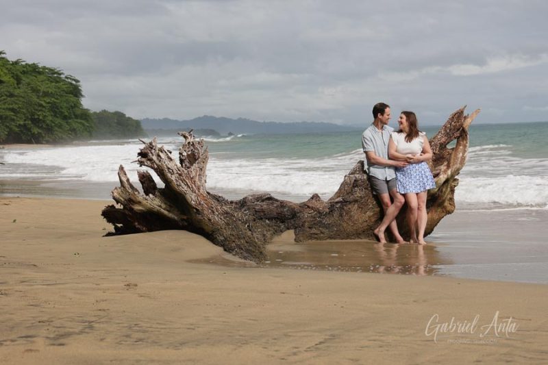 Family Photos at Playa Chiquita Beach, Puerto Viejo, Costa Rica