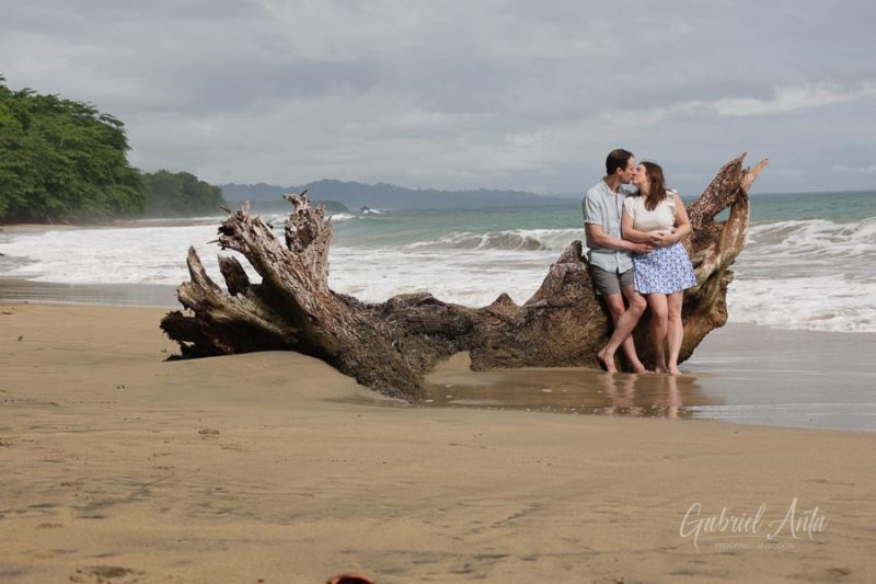 Family Photos at Playa Chiquita Beach, Puerto Viejo, Costa Rica