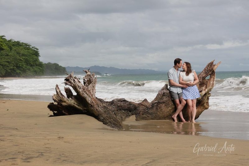 Family Photos at Playa Chiquita Beach, Puerto Viejo, Costa Rica