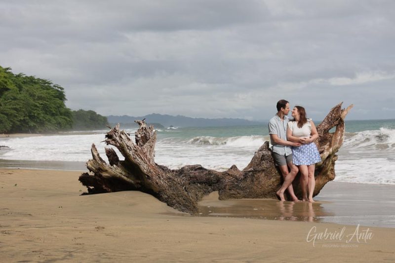 Family Photos at Playa Chiquita Beach, Puerto Viejo, Costa Rica