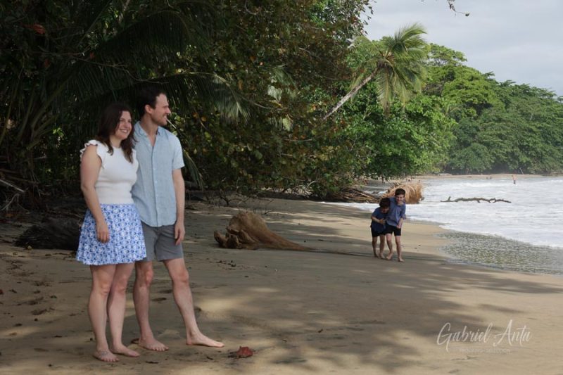 Family Photos at Playa Chiquita Beach, Puerto Viejo, Costa Rica