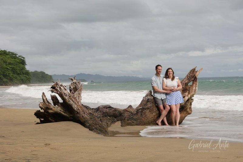 Family Photos at Playa Chiquita Beach, Puerto Viejo, Costa Rica
