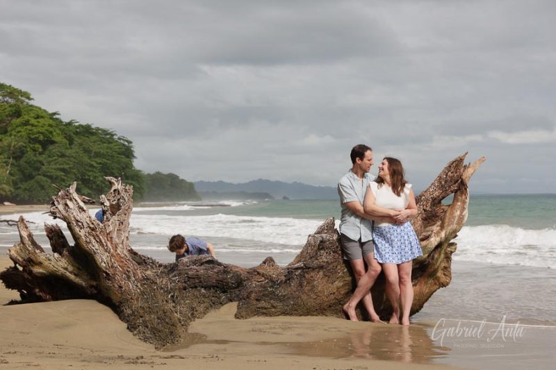 Family Photos at Playa Chiquita Beach, Puerto Viejo, Costa Rica