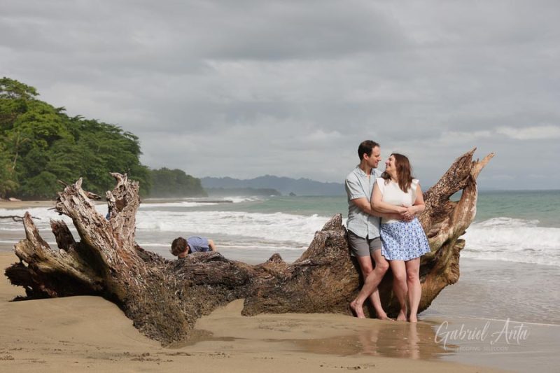 Family Photos at Playa Chiquita Beach, Puerto Viejo, Costa Rica