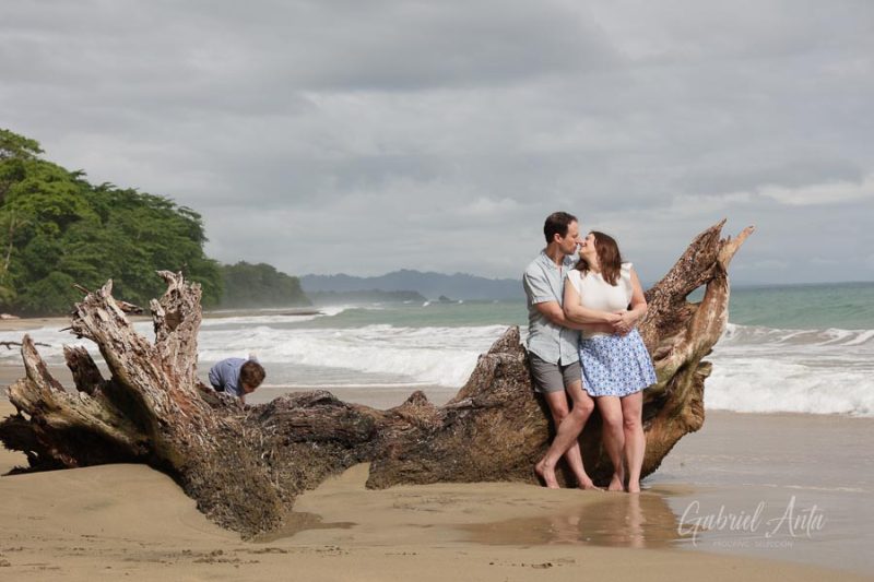 Family Photos at Playa Chiquita Beach, Puerto Viejo, Costa Rica