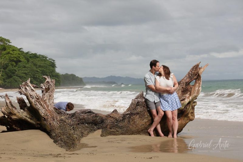 Family Photos at Playa Chiquita Beach, Puerto Viejo, Costa Rica
