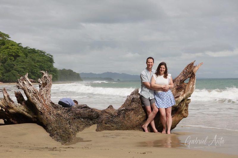 Family Photos at Playa Chiquita Beach, Puerto Viejo, Costa Rica