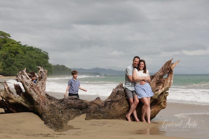 Family Photos at Playa Chiquita Beach, Puerto Viejo, Costa Rica