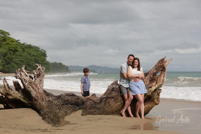 Family Photos at Playa Chiquita Beach, Puerto Viejo, Costa Rica