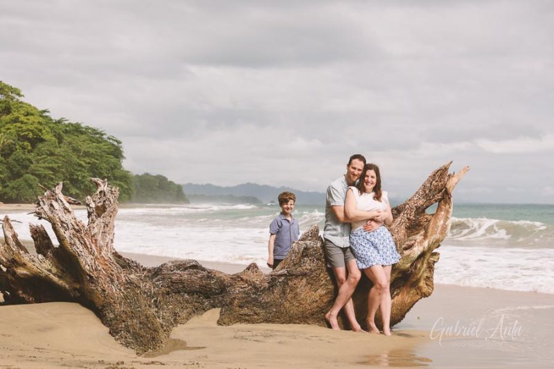 Family Photos at Playa Chiquita Beach, Puerto Viejo, Costa Rica