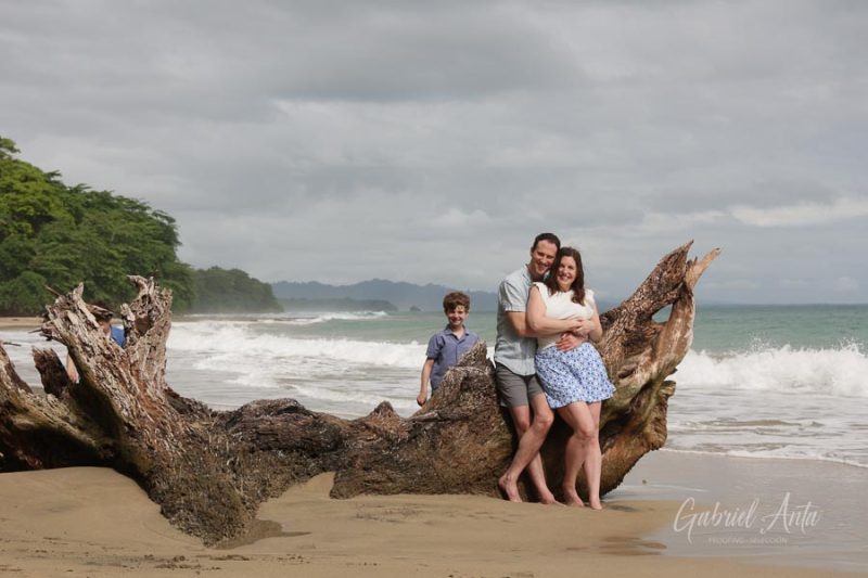 Family Photos at Playa Chiquita Beach, Puerto Viejo, Costa Rica