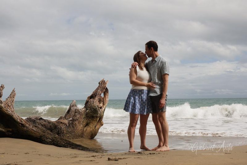 Family Photos at Playa Chiquita Beach, Puerto Viejo, Costa Rica