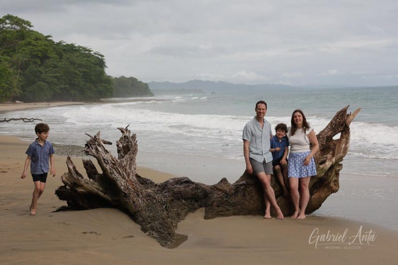 Family Photos at Playa Chiquita Beach, Puerto Viejo, Costa Rica