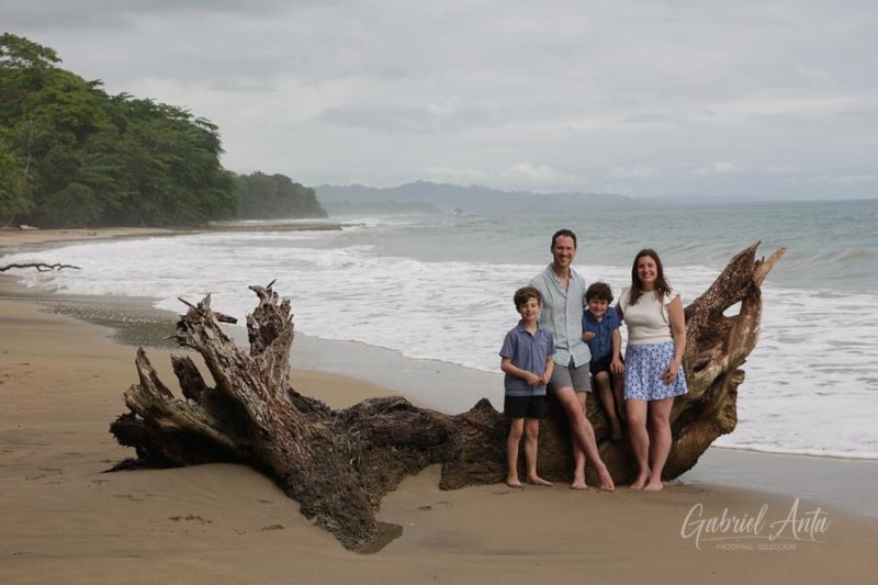 Family Photos at Playa Chiquita Beach, Puerto Viejo, Costa Rica