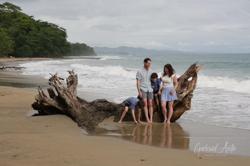 Family Photos at Playa Chiquita Beach, Puerto Viejo, Costa Rica