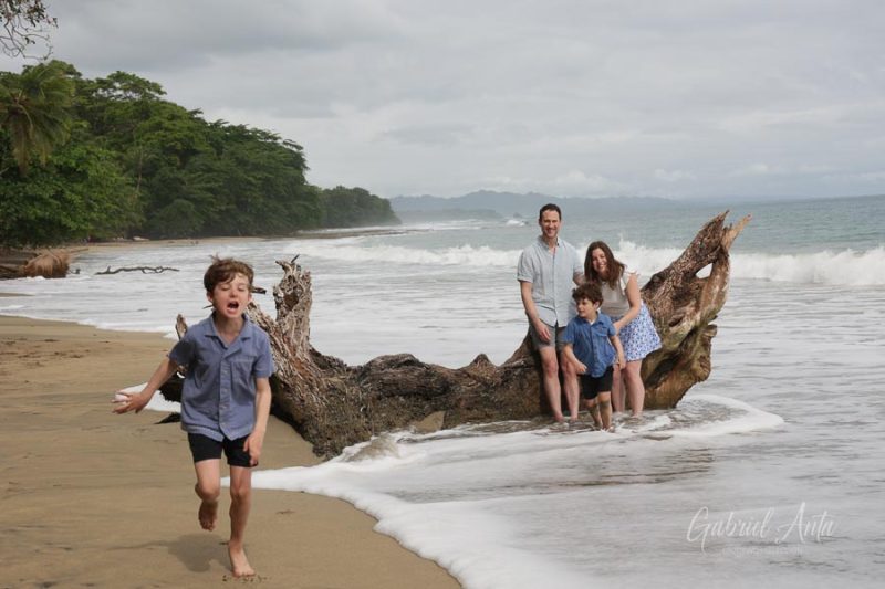 Family Photos at Playa Chiquita Beach, Puerto Viejo, Costa Rica