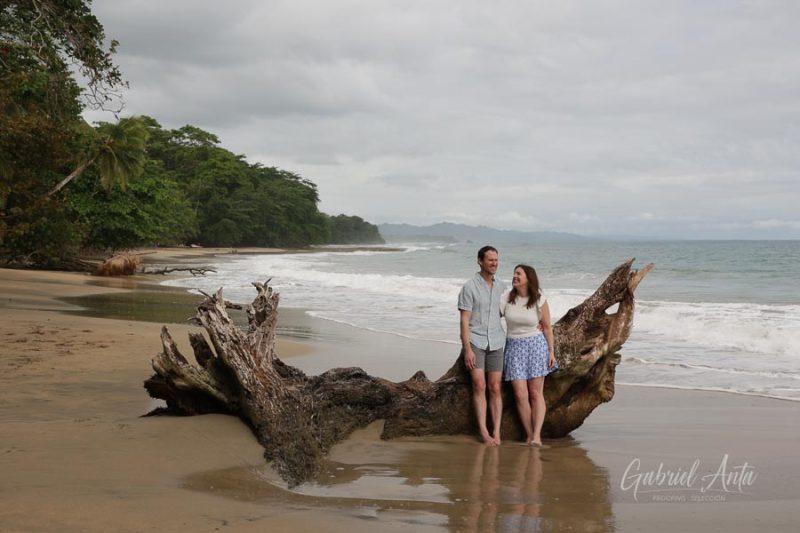Family Photos at Playa Chiquita Beach, Puerto Viejo, Costa Rica
