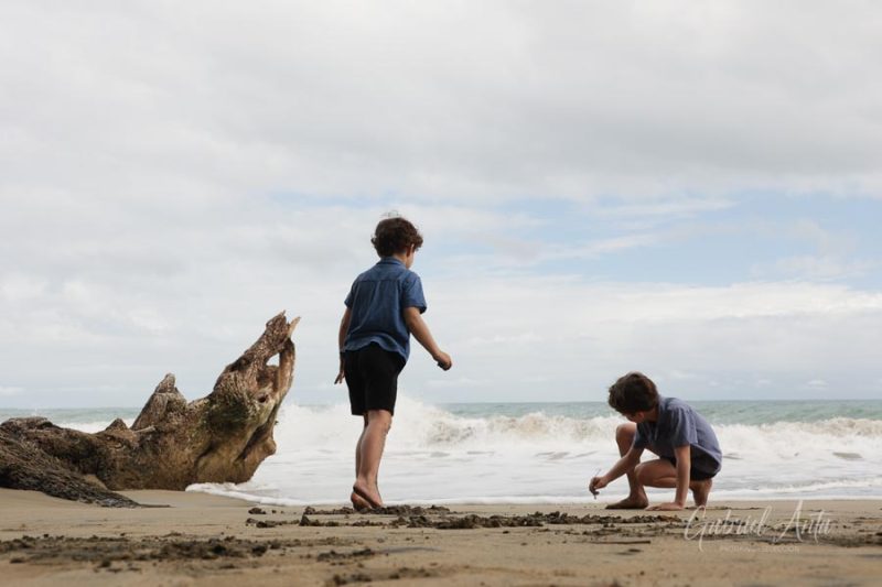 Family Photos at Playa Chiquita Beach, Puerto Viejo, Costa Rica