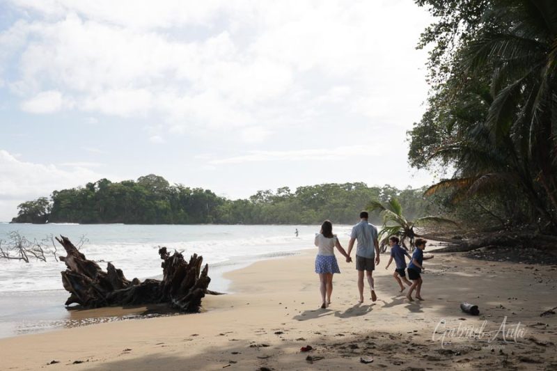 Family Photos at Playa Chiquita Beach, Puerto Viejo, Costa Rica