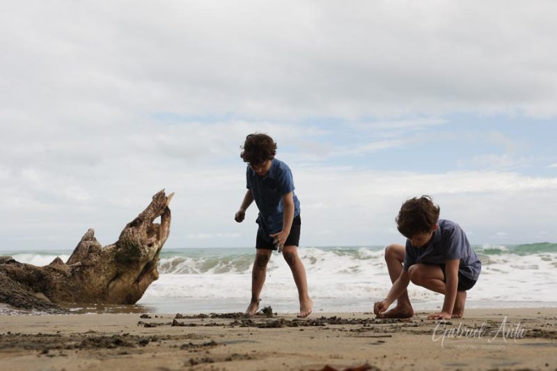 Family Photos at Playa Chiquita Beach, Puerto Viejo, Costa Rica