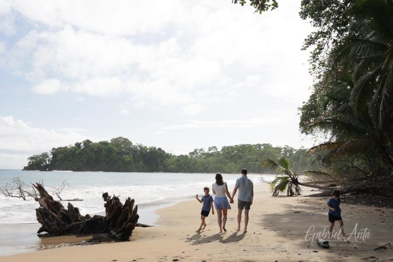 Family Photos at Playa Chiquita Beach, Puerto Viejo, Costa Rica