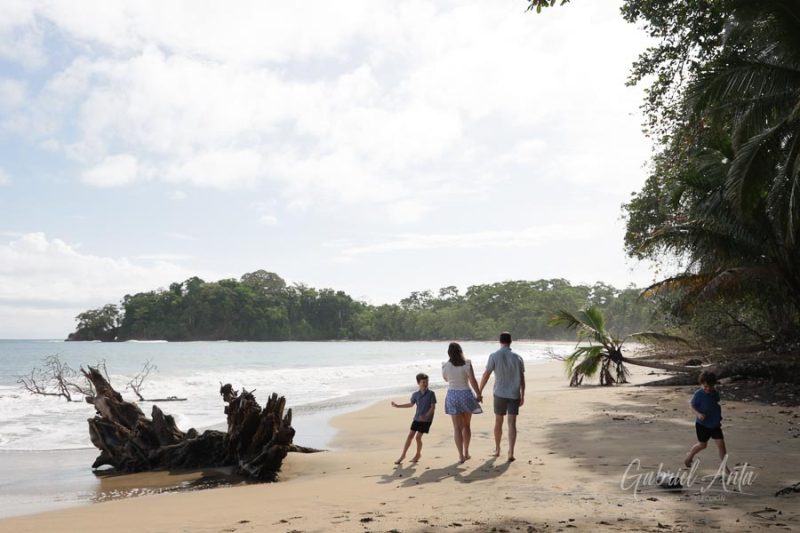 Family Photos at Playa Chiquita Beach, Puerto Viejo, Costa Rica