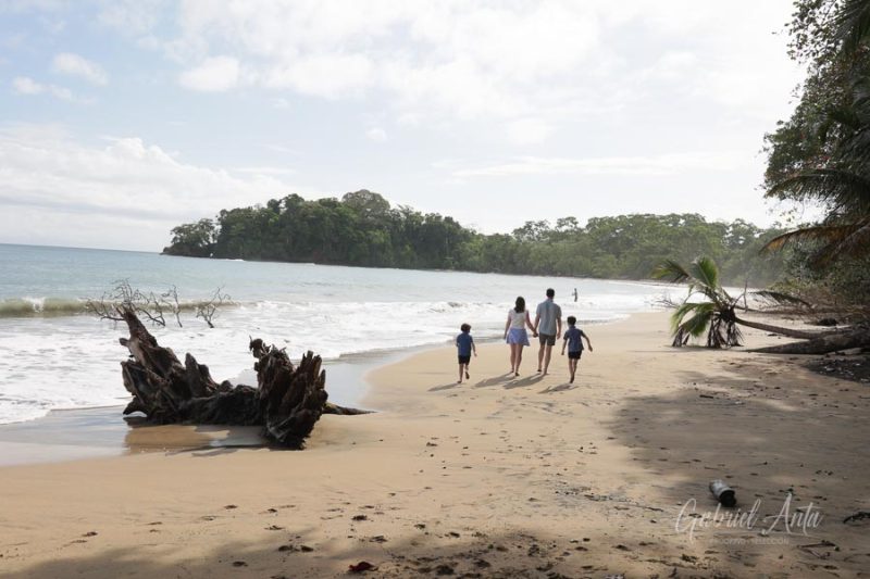 Family Photos at Playa Chiquita Beach, Puerto Viejo, Costa Rica