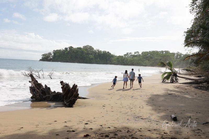 Family Photos at Playa Chiquita Beach, Puerto Viejo, Costa Rica