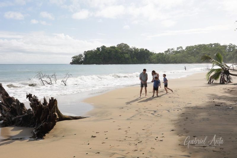 Family Photos at Playa Chiquita Beach, Puerto Viejo, Costa Rica