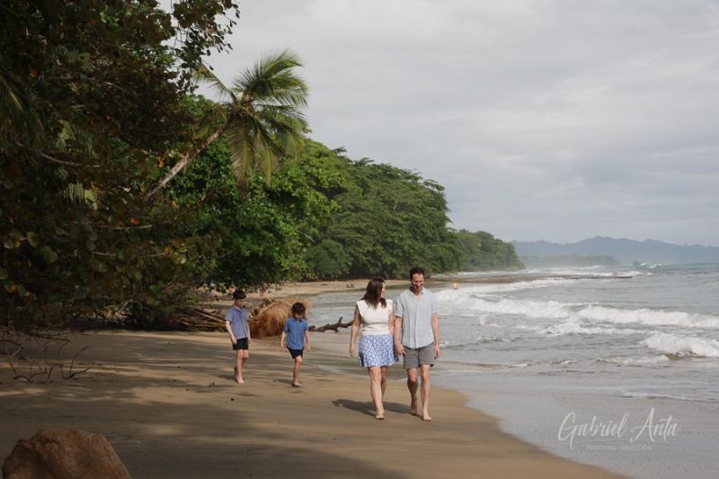 Family Photos at Playa Chiquita Beach, Puerto Viejo, Costa Rica