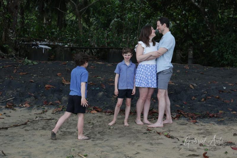 Family Photos at Playa Chiquita Beach, Puerto Viejo, Costa Rica