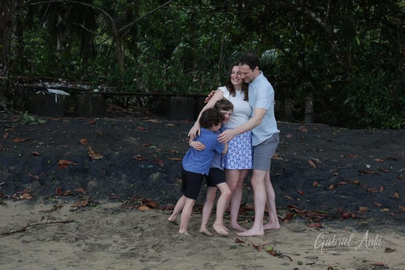Family Photos at Playa Chiquita Beach, Puerto Viejo, Costa Rica