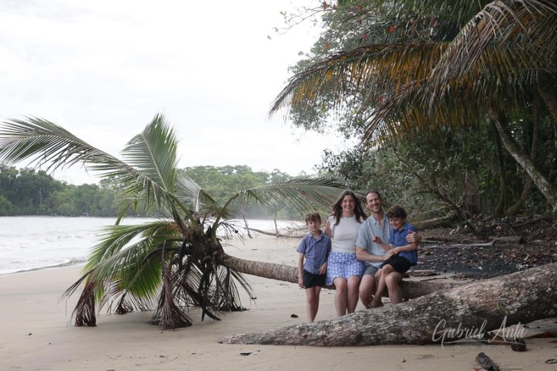 Family Photos at Playa Chiquita Beach, Puerto Viejo, Costa Rica