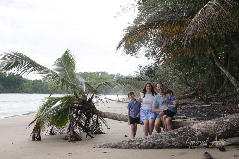 Family Photos at Playa Chiquita Beach, Puerto Viejo, Costa Rica