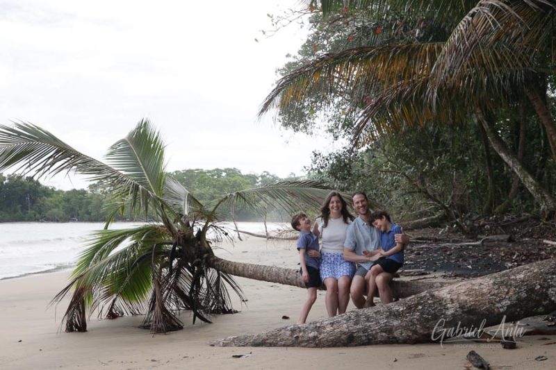 Family Photos at Playa Chiquita Beach, Puerto Viejo, Costa Rica