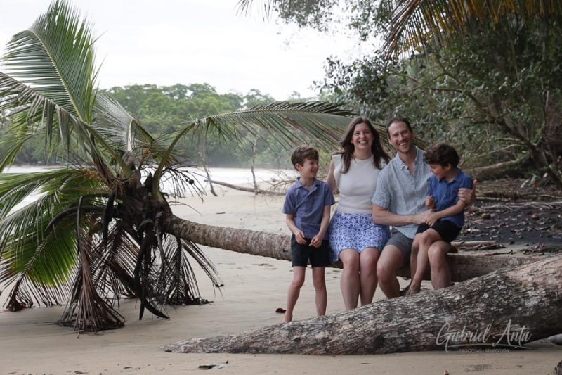 Family Photos at Playa Chiquita Beach, Puerto Viejo, Costa Rica