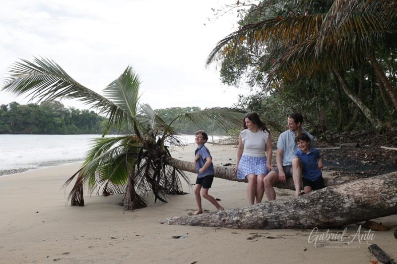 Family Photos at Playa Chiquita Beach, Puerto Viejo, Costa Rica