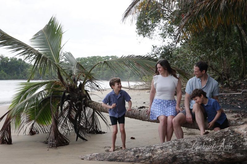 Family Photos at Playa Chiquita Beach, Puerto Viejo, Costa Rica
