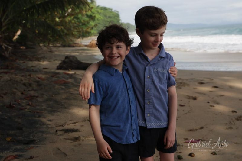 Family Photos at Playa Chiquita Beach, Puerto Viejo, Costa Rica