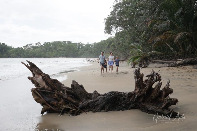 Family Photos at Playa Chiquita Beach, Puerto Viejo, Costa Rica