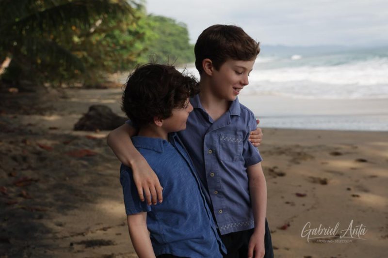 Family Photos at Playa Chiquita Beach, Puerto Viejo, Costa Rica