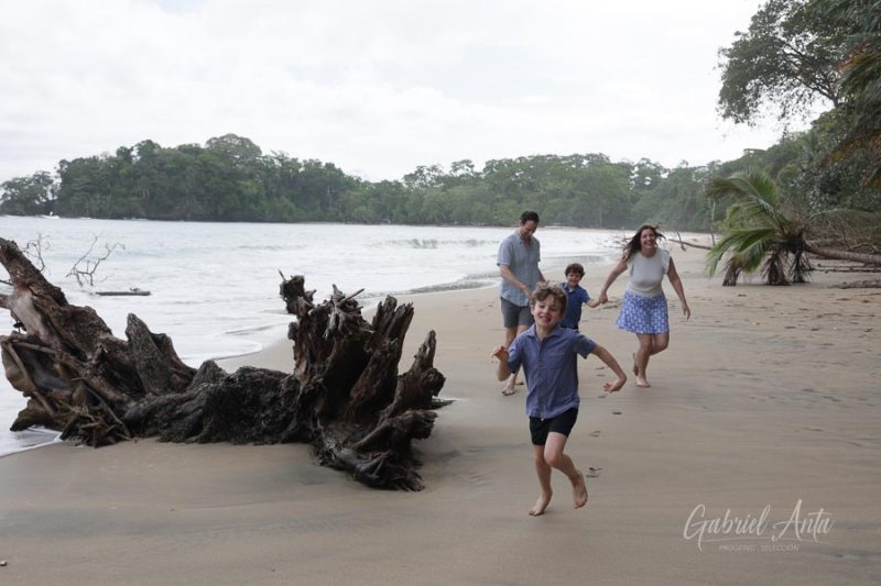 Family Photos at Playa Chiquita Beach, Puerto Viejo, Costa Rica