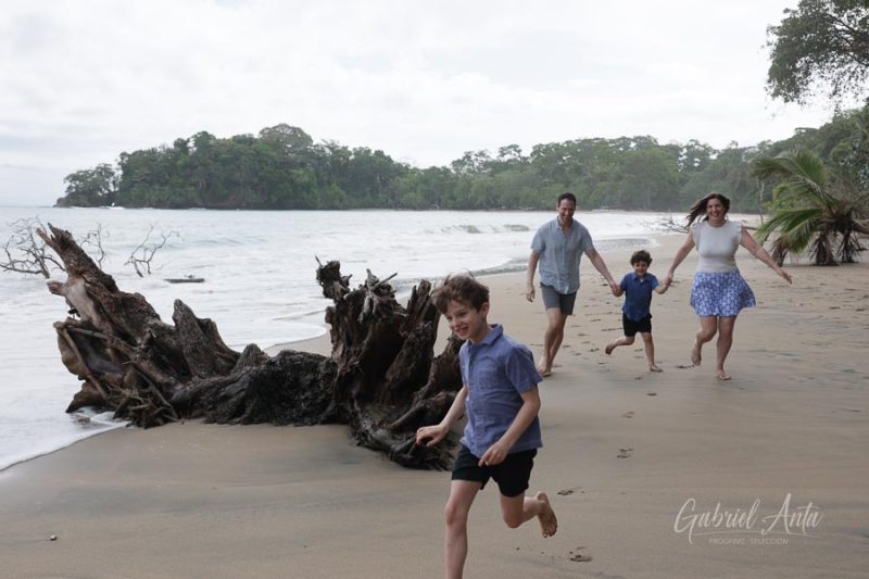 Family Photos at Playa Chiquita Beach, Puerto Viejo, Costa Rica