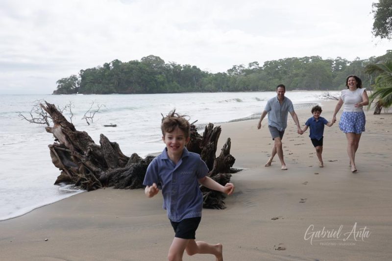 Family Photos at Playa Chiquita Beach, Puerto Viejo, Costa Rica