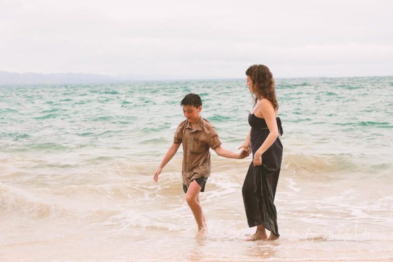 Family Photos at Punta Uva Beach, Puerto Viejo, Costa Rica
