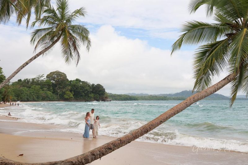 Family Photos at Punta Uva Beach, Puerto Viejo, Costa Rica