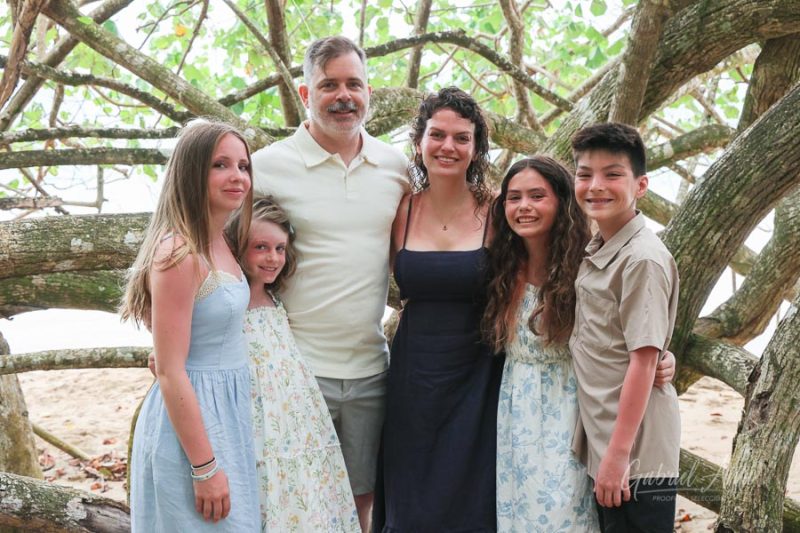 Family Photos at Punta Uva Beach, Puerto Viejo, Costa Rica