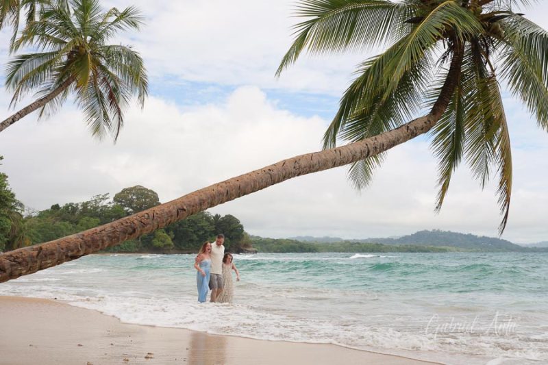 Family Photos at Punta Uva Beach, Puerto Viejo, Costa Rica