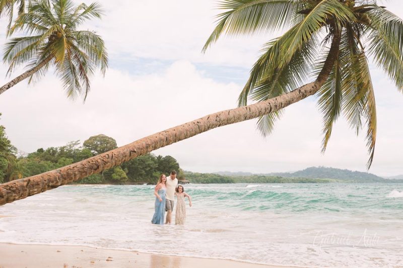 Family Photos at Punta Uva Beach, Puerto Viejo, Costa Rica